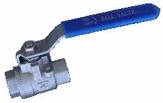 2" Stainless Steel 2000PSI Standard-Port Ball Valve